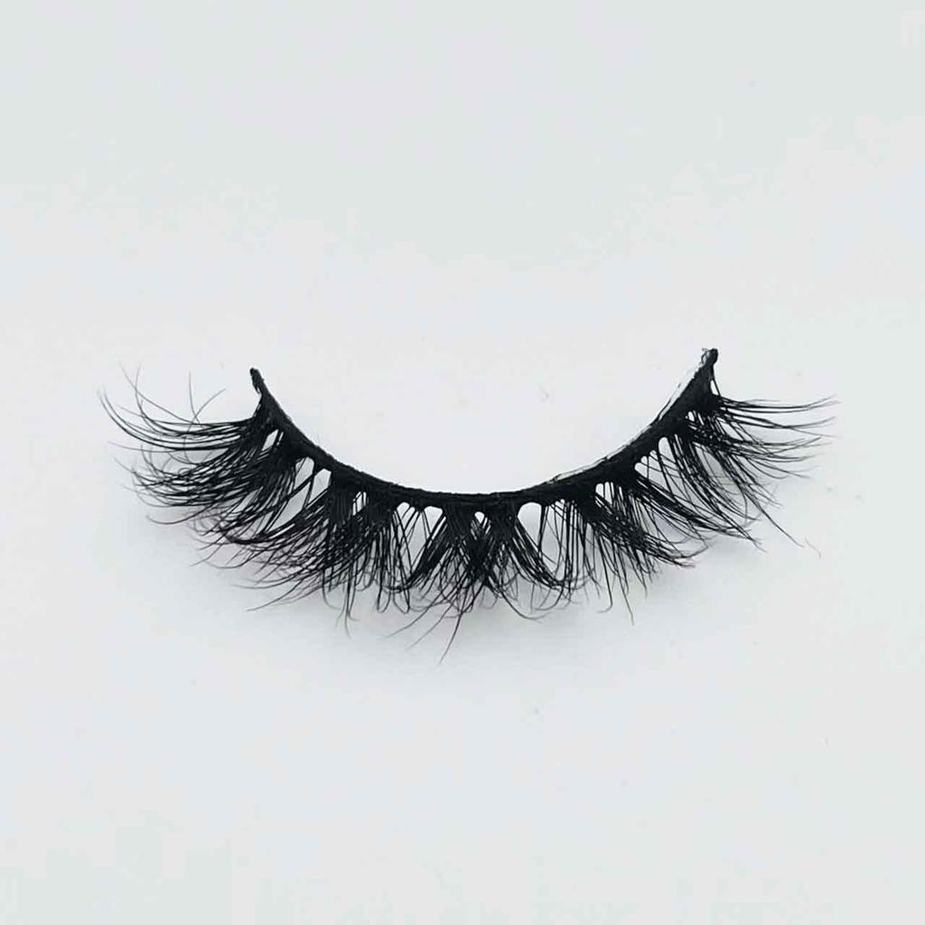 New Product 12mm Natural Mink Hair False Eyelashes European And American Eyelashes Hard Stem Short Eyelashes False Eyelashes