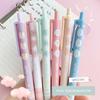 Office Supplies 0.5mm Black Ink Writing Tools Gel Pens Press Type Ballpoint Pen Rollerball Pen