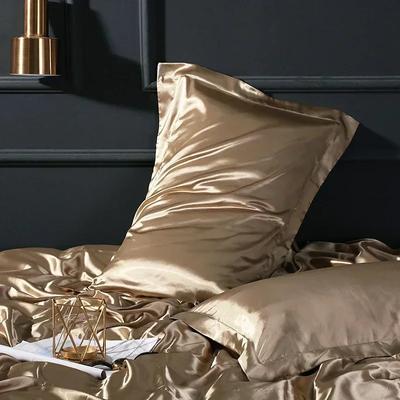 Luxury Blending Mulberry Silk Pillowcase Satin Soft Silky Two-sided Pillow Case Skin Beauty Skin Friendly Pillow Cover Solid