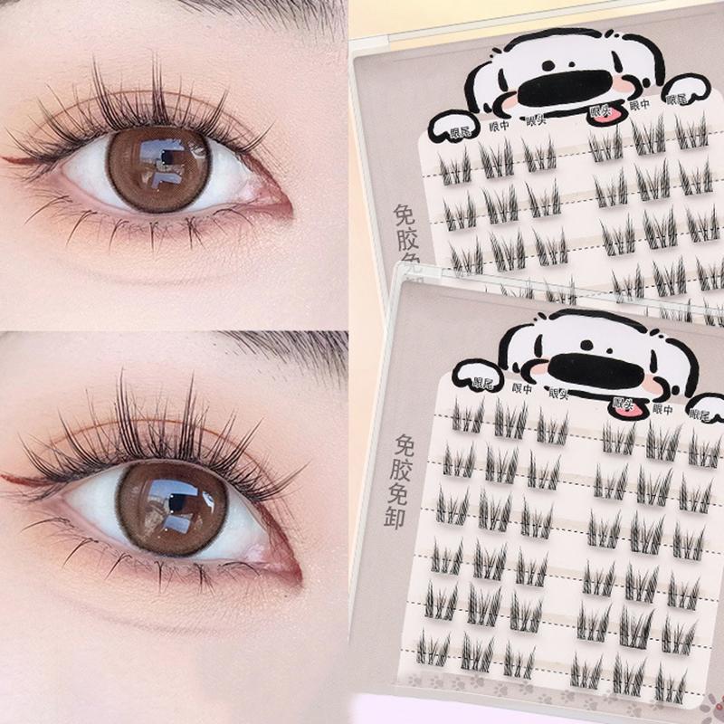 

Free False Eyelashes Fox Tie Lazy People Can Choose The Soft Soft Adhesive Free From False Eyelashes