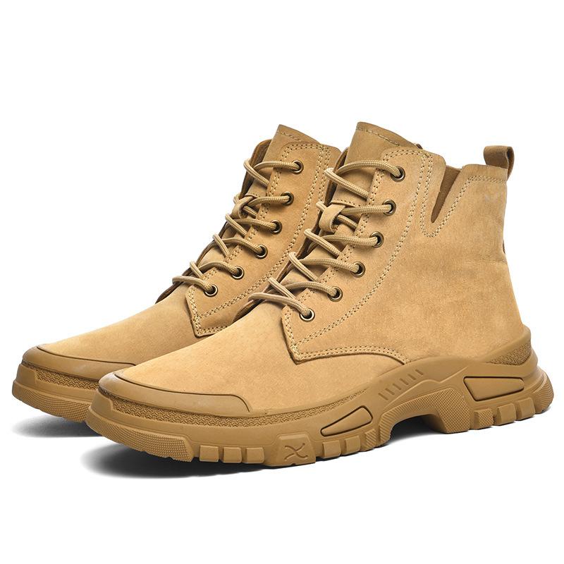 Autumn and winter couple high-top men's and women's Martin boots outdoor cotton thickened couple sports hiking hiking shoes