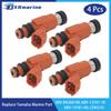 4 X Fuel Injector Nozzle Unit 68V-8A360-00 for Yamaha 4 Stroke 115HP F115 LF115 Outboard Engine 68V-8A360-00-00 68V-13761-00-00