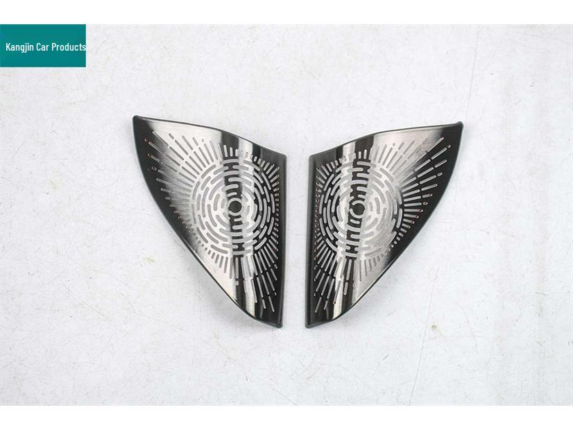 2026 Changan Qiyuan A06 Center Speaker Cover: Stainless Steel Black Titanium Interior Decoration