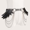 New Wing Chain Cosplay Belt, Women's Rivets, Women's Accessories, Waist Belt, Leather Charm