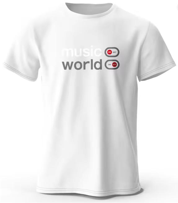 2026 Summer New Unisexs Music World Print Tshirt Classic Fun Pattern Unisexs And Unisexs Summer Top 21st Century Style