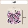 Adjustable School Ribbon, Checkered, Yellow, Bow, Solid Color, for Junior and Senior High School Students, Girls' Uniform Accessories, Multiple