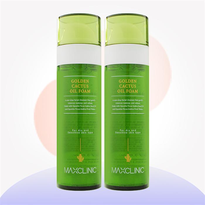 MAXCLINIC Golden Cactus Oil Foam 110g x 2 (23705588)