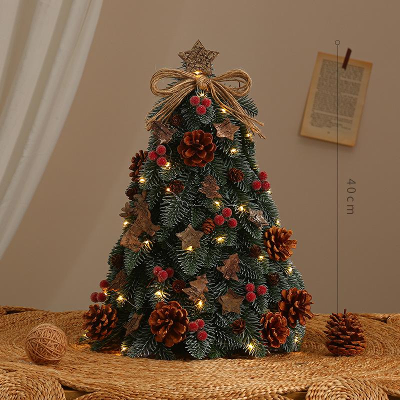 Christmas Festival Mini Desktop DIY Ornament - Small Tree Decoration