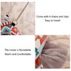 Squirrel Bed Colorful Pattern Keep Warmth Soft Texture Cute Pet Rat Squirrel Nest with Chain Small Animal Supplies