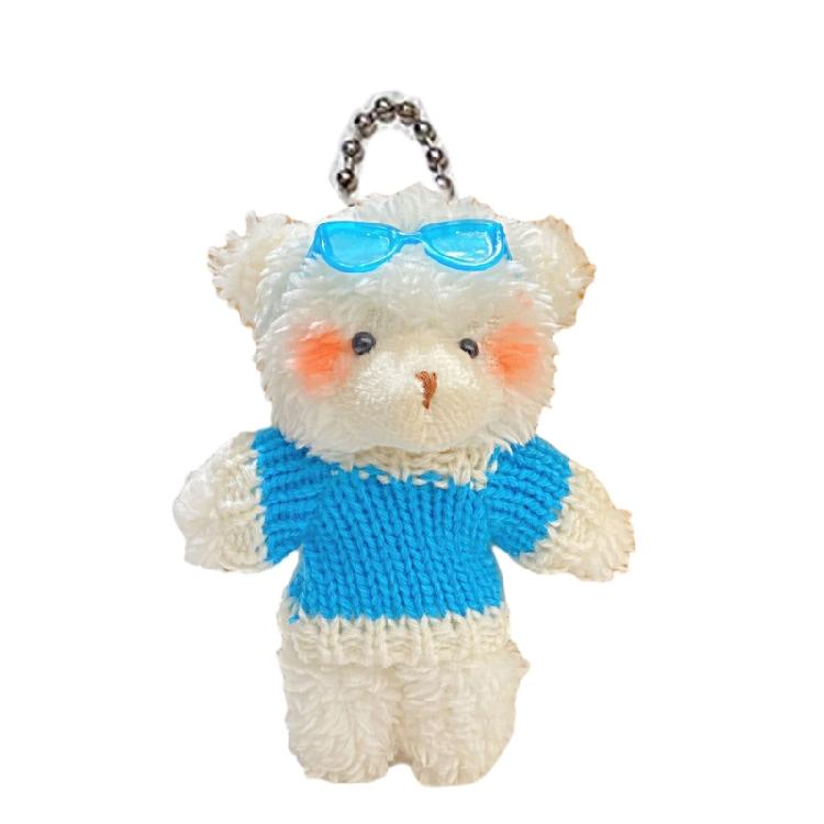Plush Bear Shape Keychains Pendant Bag Pendant Cute Backpack Pendant Plush Dolls