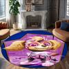 1pc Paw9 Carpet, Round Rug, Comfortable, Suitable for Entryways, Living Rooms, Office, And Bedrooms, Christmas Decoration