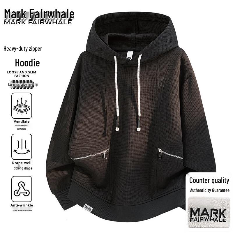 Mark Fairwhale Men s Casual Hooded Sweatshirt 2XL