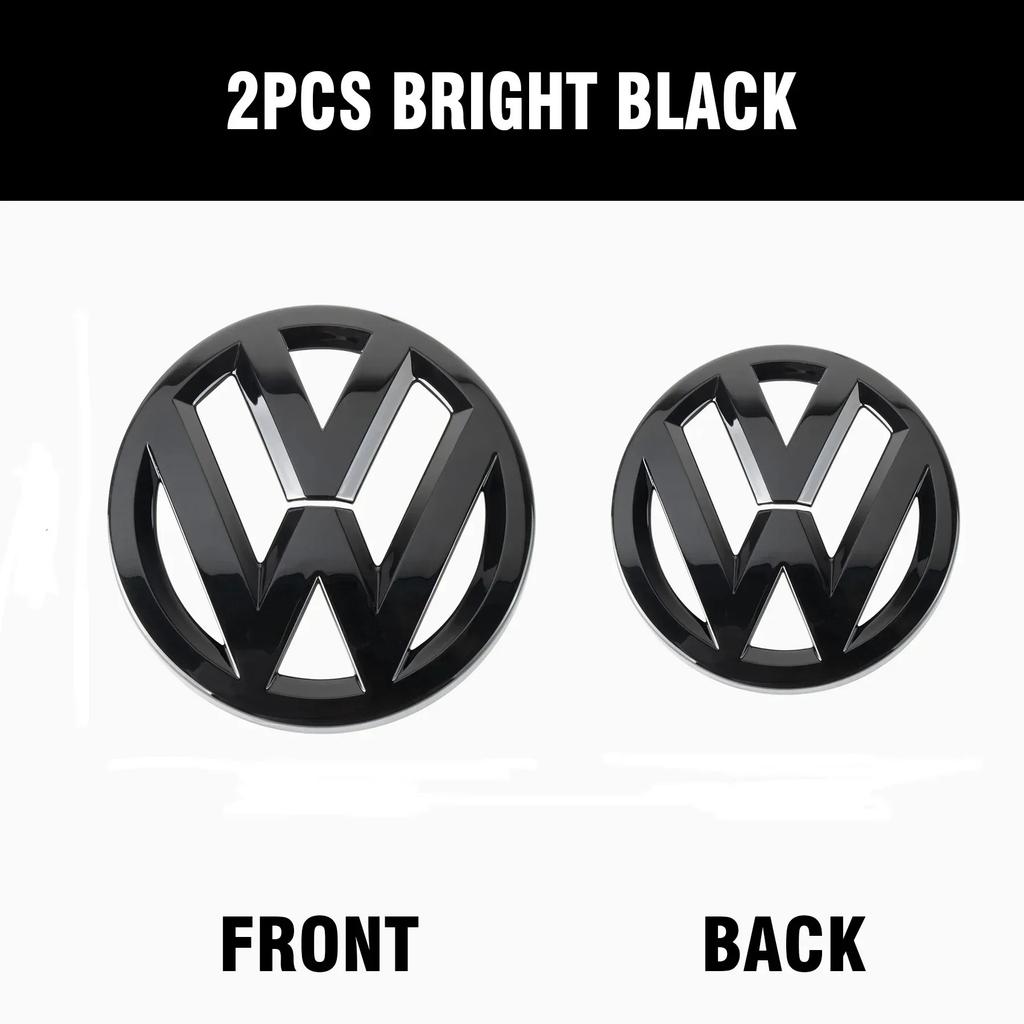 For Volkswagen VW Golf 4 MK4 5 MK5 6 MK6 7 MK7 MK7.5 MK8 Sportvan Car Radiator Grille Badge Cover Rear Trunk Emblem Logo Sticker QV4