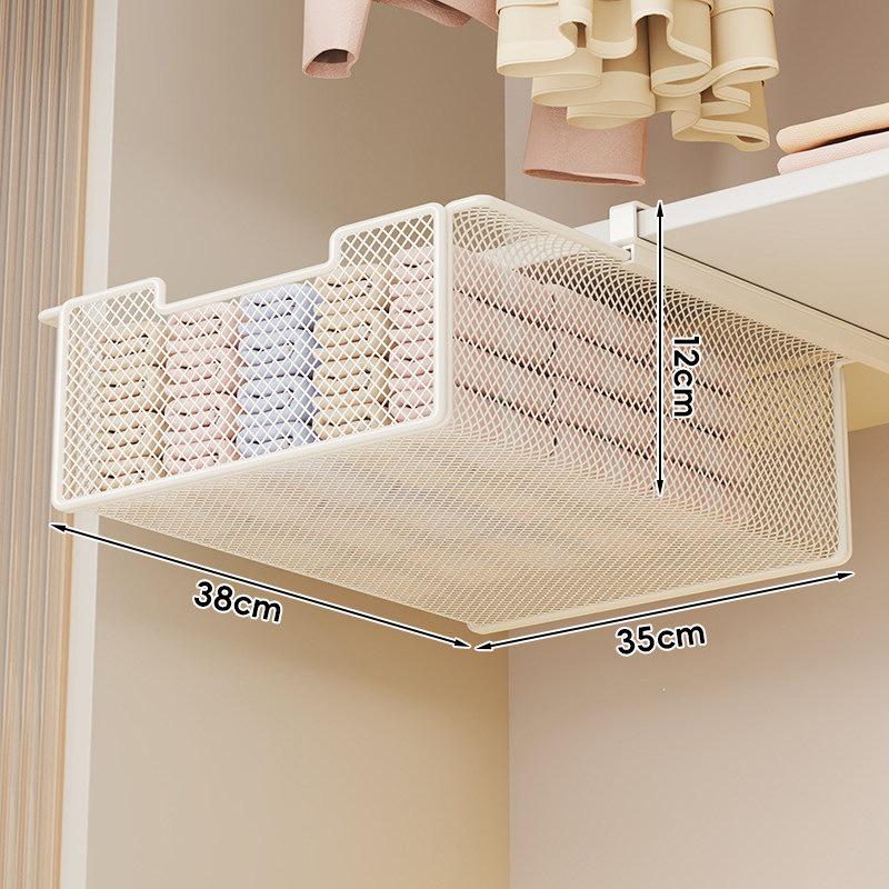 Wardrobe Divider Shelf: Pull-Out Layered Storage Rack for Underwear and Clothing