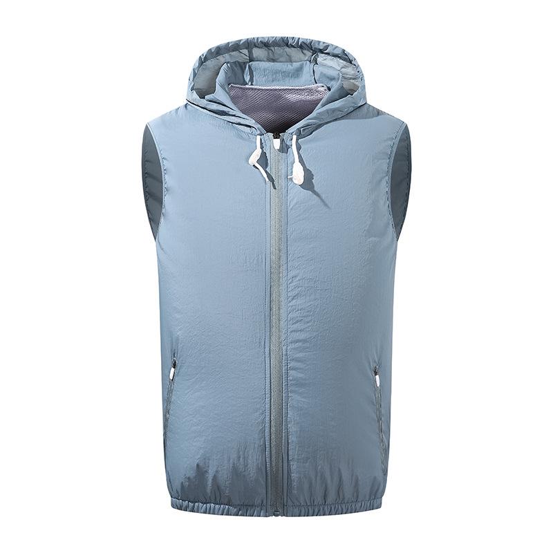 Summer Cooling Suit: High-Tech Fan Vest and Camouflage Fishing Vest for Men