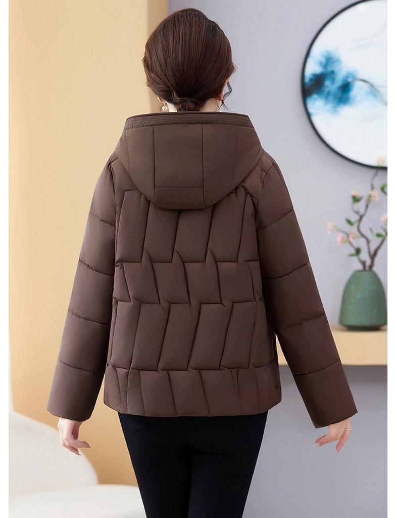 Women’s Short Hooded Windproof Thicken Warm Winter Jacket