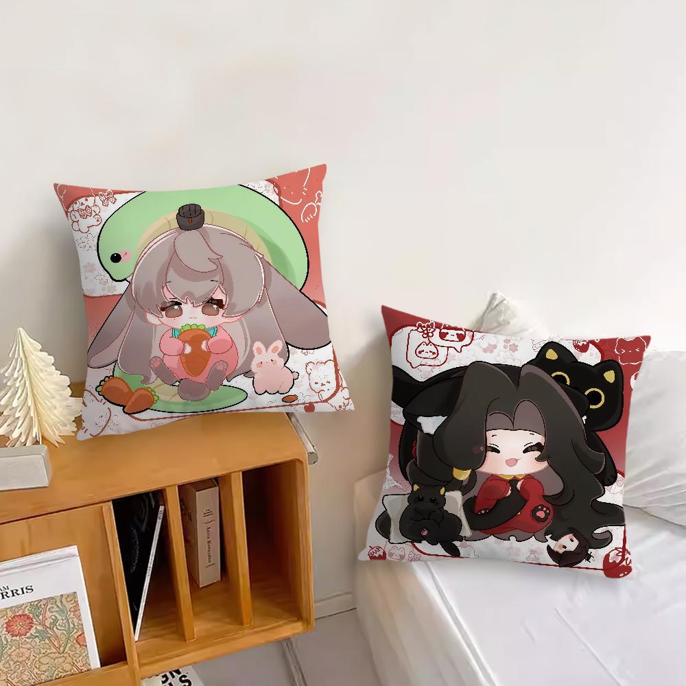 Game Love and Deepspace Kawaii Cushion Cover Pillow Cover Decoration Room Home Sofa Living Office Car Nordic Simplicity