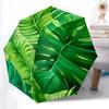 1 Stück Tropische Blätter Automatisches Öffnen/Schließen Regenschirm Kompakter Faltregenschirm, Ganzjahres-Tragbarer Regenschirm für Damen/Herren F1124157