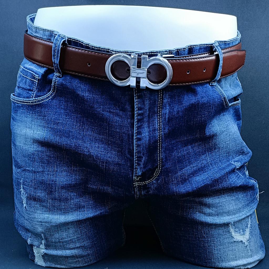 Salvatore Ferragamo Pánský opasek 3,3 cm, luxusní značkový, designový, k obleku, k džínám, formální, značkový