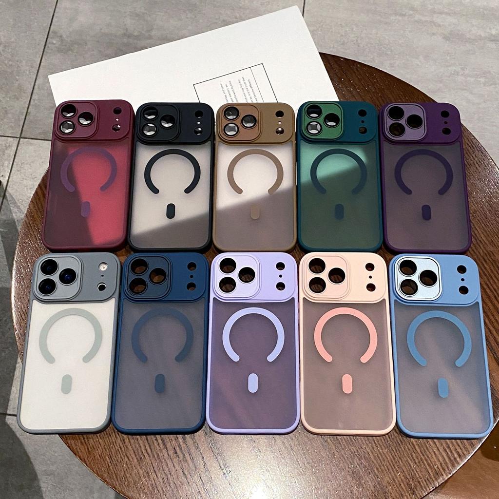 Applicable To iPhone17 Mobile Phone Case 18PRO Yadun Skin Matte Magnetic Suction Apple 16 Lens Film Protective Cover 15