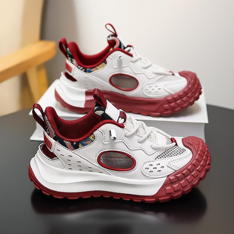 Kids Breathable Mesh Sneakers Boys Girls Lightweight Casual Running Shoes
