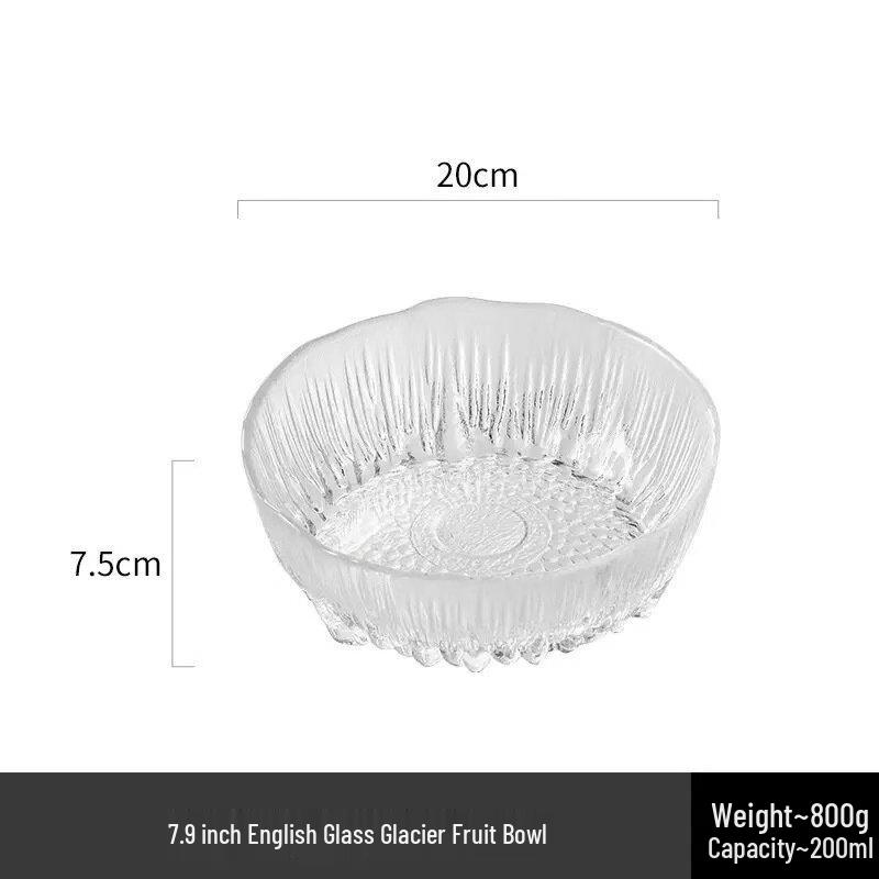 ZISIZ Haushalt Glas Schüssel Set