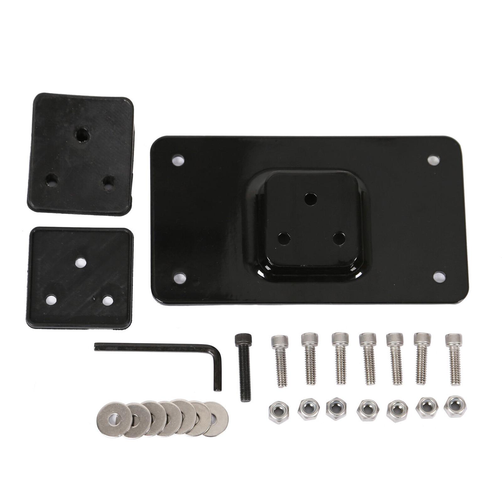 Motorcycle License Plate Mount Holder Laydown License Plate Mounting Bracket Kit Motorbike Plate Bracket