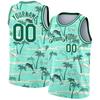 Hawaiian Coconut Tree Theme Vest  Custom Basketball  Casual Cool Streetwear Tank