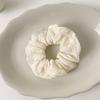 Fluffy Pleated Scrunchie Large Intestine Hair Tie For Women High Ponytail Elastic Big Hair Ring Girl French Headdress Headwear
