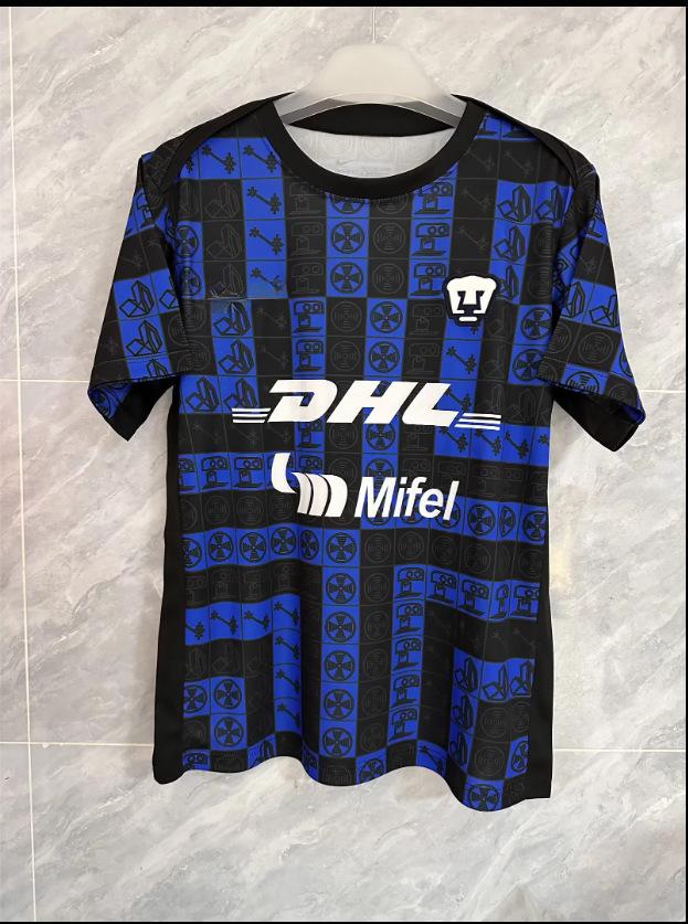 2526 Thai Football Fan Jersey Santos Marseille America Mallorca Short-sleeved Quick-drying T-shirt New La Liga