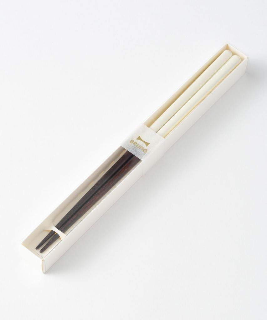 BRUNO Colored Rounded Chopsticks, White, No Size, 01969136