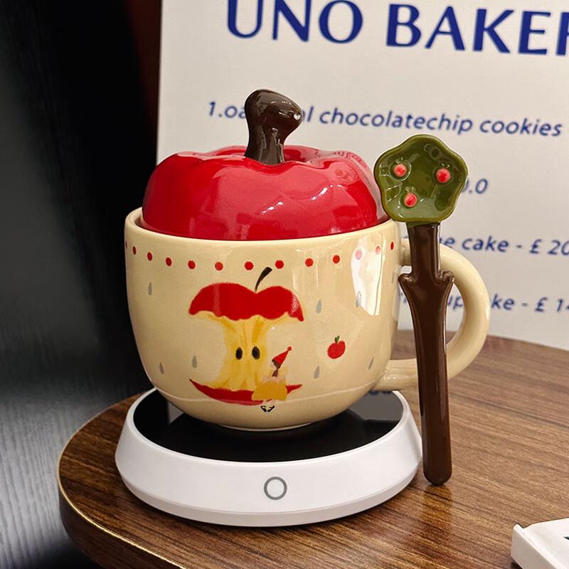 Cute Apple Girl Ceramic Mug Set