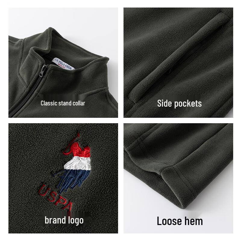 U.S. Polo Assn. Men's Fleece Lined Full-Zip Jacket