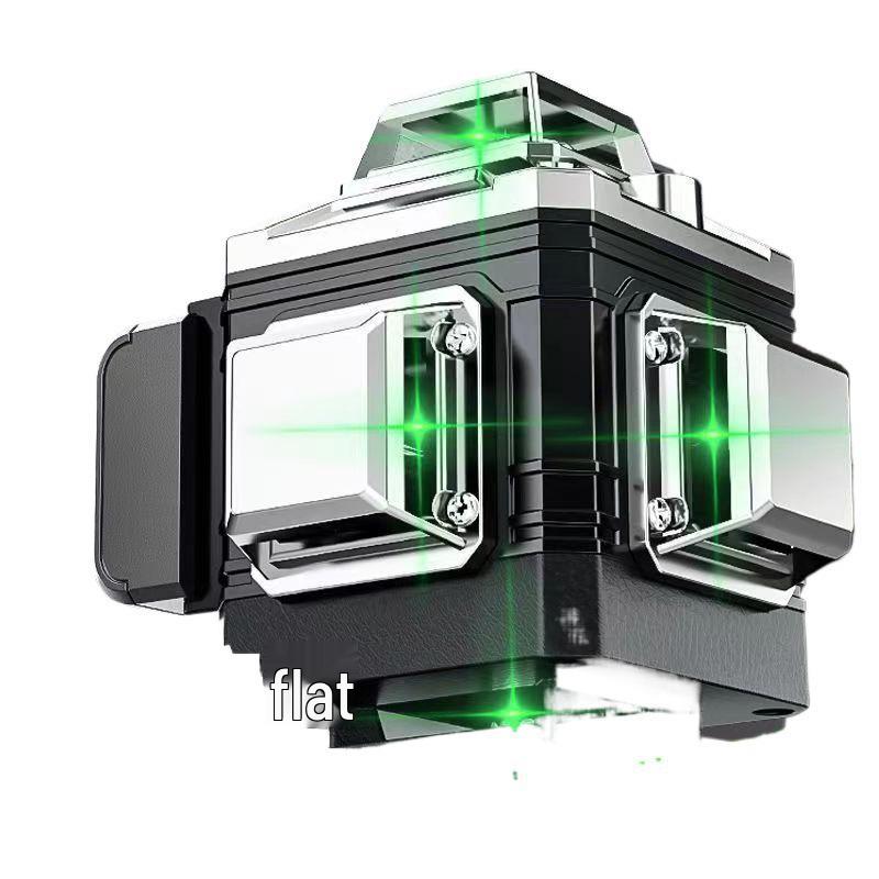 High-Precision 16-Line Green Laser Level with Automatic Projection for Walls and Ground