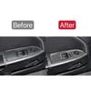 Auto Fensterheber Schalter Panel Trim Decals Aufkleber für Dodge Challenger 2008 2009 2010 2011 2012 2013 2014 Carbon Faser