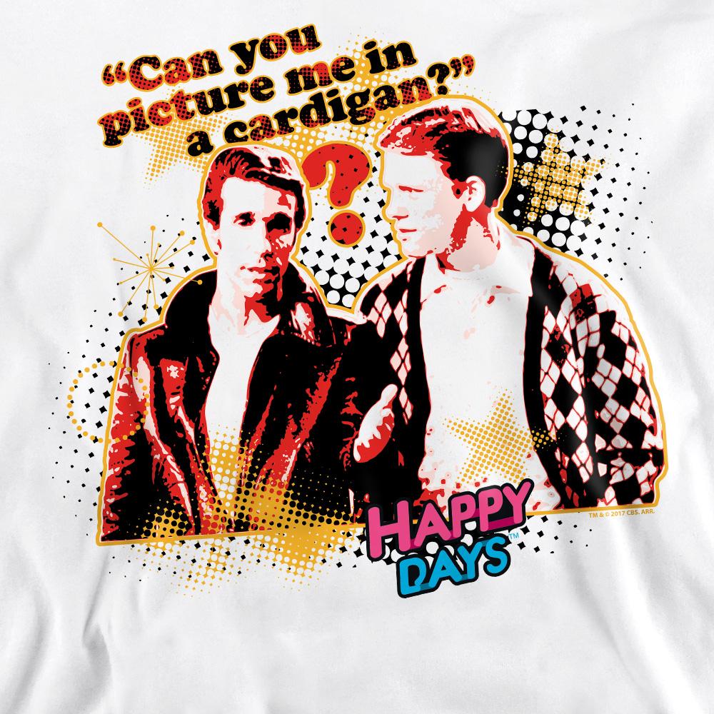 Happy Days Unisex Erwachsenen Sweatshirt ohne Strickjacken