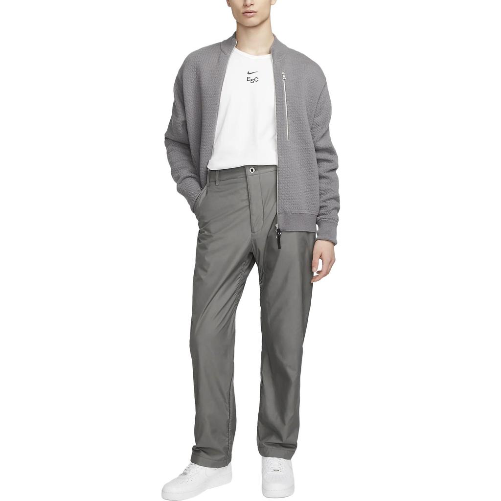 Nike Casual Pants Men's Silver Moderate Straight Fit Pants DV7473-029