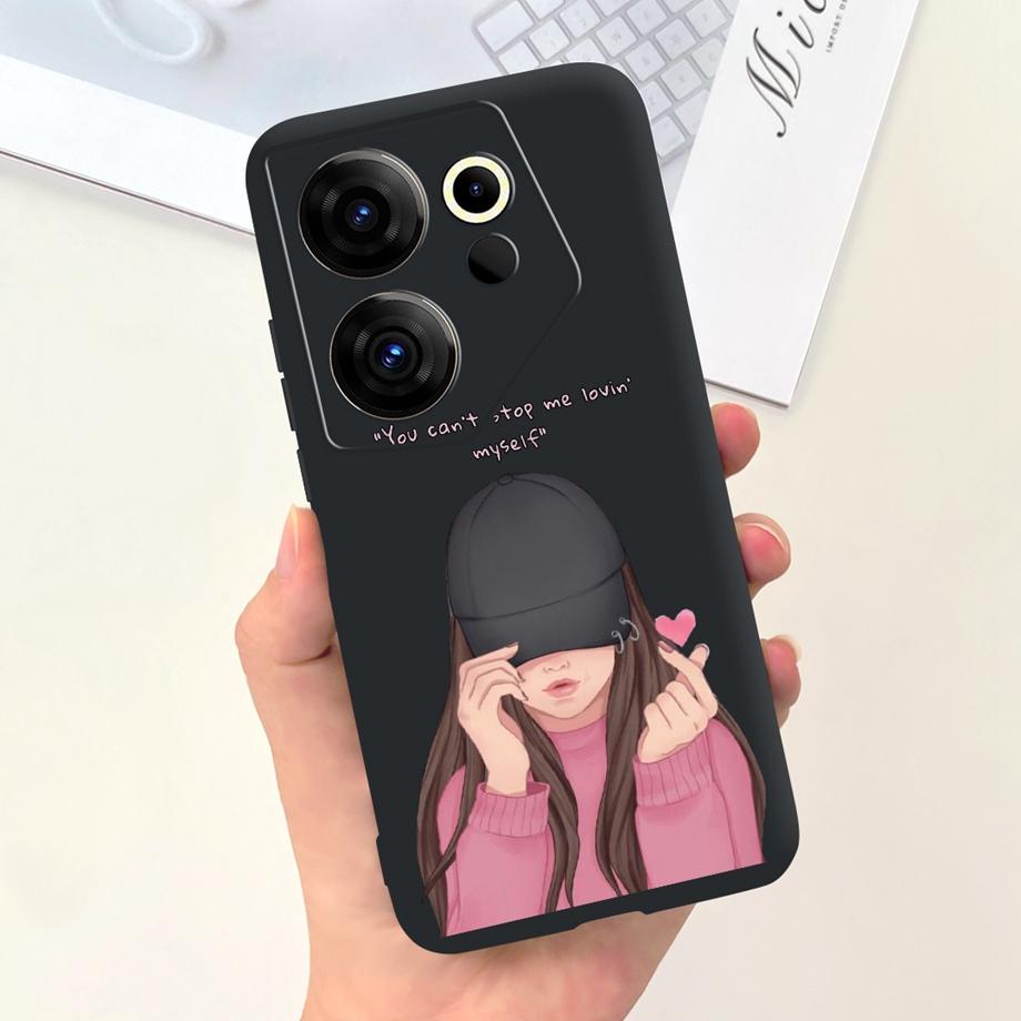 Phone Cover For Tecno Camon 20 Pro 4G 5G Case Soft Silicone Love Heart Jelly Capa For Tecno Camon 20 Premier 20Pro Camon20 Funda