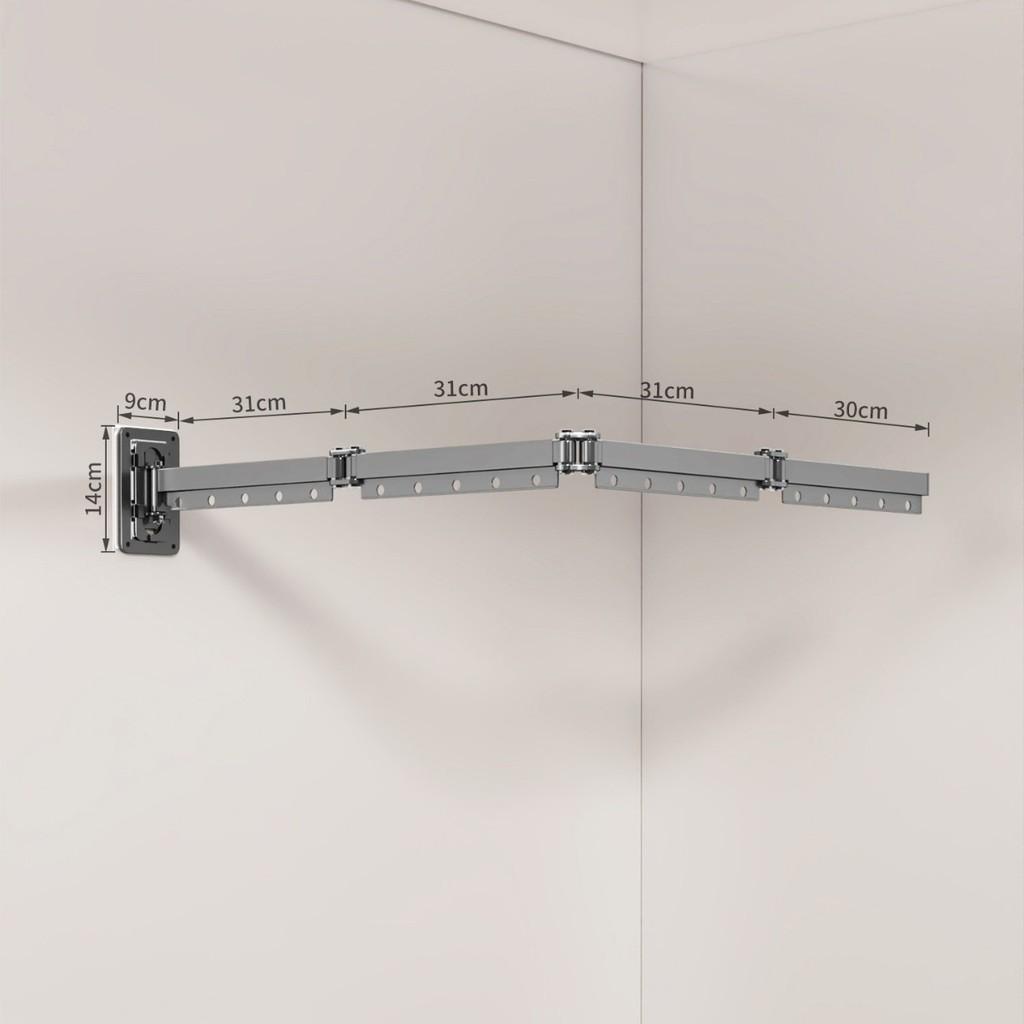 Folding Bathroom Divider No-Drill Waterproof Wet-Dry Separation Shower Curtain Alloy Track Shower Partition Supplies