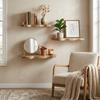 Wall Mounted Cloud Shaped Wall Display Shelves Wooden Plant Stand Wall Shelf  for Living Room