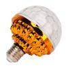 E27 Rotating Ball Light Bulb PC 6W LED RGB Party Lamp Bulb with 8.2ft Plug Wire for KTV Bar