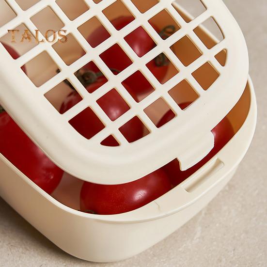 Hand-held Drain Basket Kitchen Washing Strainer with Handle Reusable Compact Size Fruit Vegetable Draining Sieve