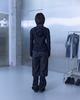 KIYOI Layered Shirred Pants [Black]