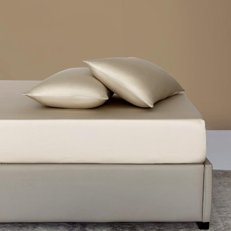 %100 Bambu Yatak Çarşafı Seti Lüks 3 Parça Yatak Takımı (1 adet Lastikli Çarşaf ve 2 adet Yastık Kılıfı) 100/160 için Kaymaz Yatak Örtüsü