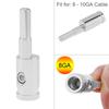 Car Audio Amp Input Reducer 0-2 GA 4-6 8-10 Gauge Amp Wire Reducer Terminal Power Ground Adapters Nickel Plated for Amplifier