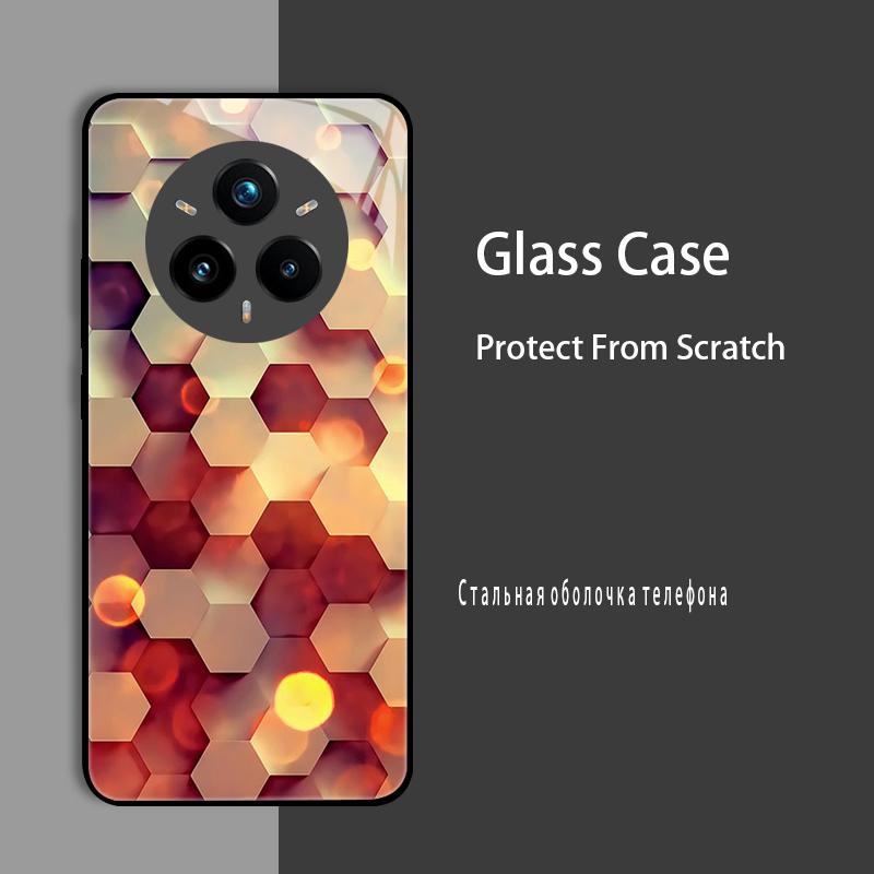 For Realme 14 Pro Plus Case Cover Tempered Glass Case Hard Coque Bumper For Realme 14X 13 Plus 12 Pro Plus GT7 Pro Protect Case