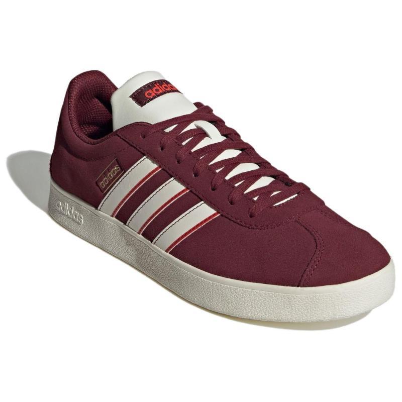 Adidas Vl Court Lifestyle Skateboarding Suede Shoes 'Red' Sneakers IF7555