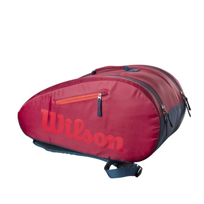 Sac de raquette de padel - Wilson - Enfant - Rouge - Mixte - Taille unique