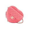 Lambskin And Gold Metal Heart Bag, Shoulder Bag, Crossbody Bag Women's Coral Pink AS3191-B07958-NH621