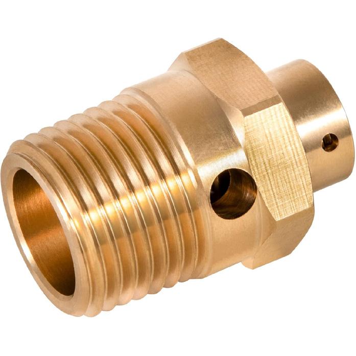 ST-4 131081 Brass 1/2” NPT Safety Pop Off Valve Fitting For Bendix Tu-Flo 550 750 Compressors Caterpillar 1245572, 124-5572 Cummins 3559097,